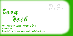dora heib business card