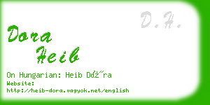 dora heib business card